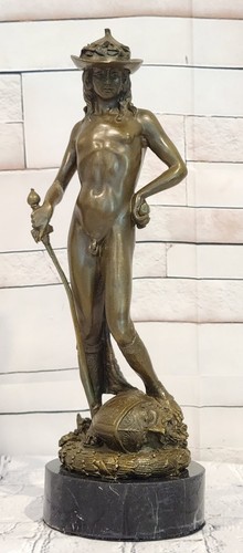 Bronze skulptur david und - bronze,