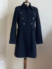 Mantel Set Gr. 40 Wolle/ Kaschmir schwarz