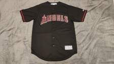 MLB Los Angeles Angels of Anaheim Jersey Trikot Shirt Majestic Baseball schwarz