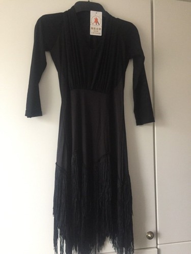 Schwarzes latein tanzkleid - latein,