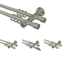 Gardinenstangen doppelläufig