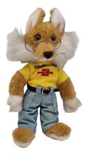 Bauspar Fuchs 30cm Plüschtier Bausparkasse Schwäbisch Hall  Brille Hose Gürtel