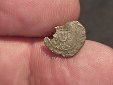 Mittelalterliche unerforschte Silbermünze gehämmert beschädigt. Bitte Beschreibung lesen LA19