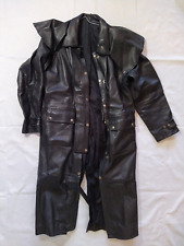 Ledermantel, Herren, lang, schwer (dickes Leder), Kutschermantel