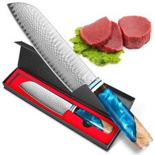 Damast Santoku-Messer