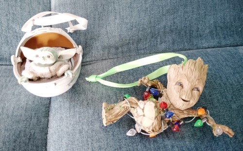 Groot grogu ornamente - 🤎groot,