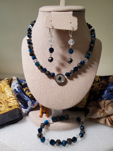 Halskette collier lava - halskette,