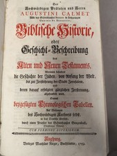 Antikes Buch 1759 / Biblische