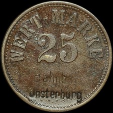 WERTMARKE: 25 Pfennig