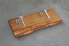 Wandboard Eiche mit Baumkante Massiv Holz Board Regal Steckboard Regalbrett NEU 