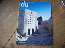 du 546 Tessiner Baumeister ua Themen 8/1986 Die Zeitschrift für Kunst und Kultur