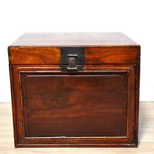 chinesische Holz Truhe antik Beamten Reisen Koffer Truhe Aussteuertruhe