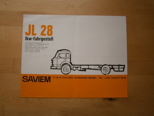 Saviem lkw fahrgestell 28 - saviem,
