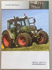 FENDT 200 Vario 211 210 209 208 207 Traktoren Prospekt Bulldog Schlepper