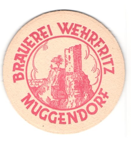 Bierdeckel muggendorf - bierdeckel,
