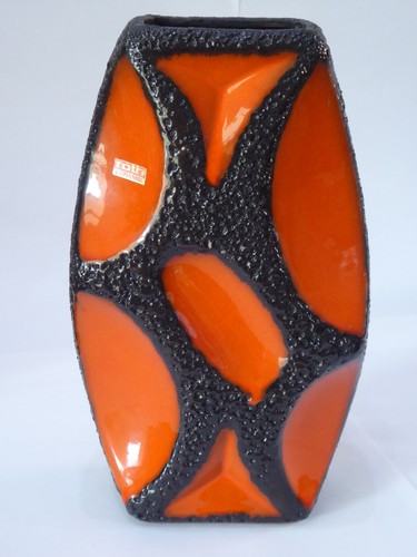 Roth 311 orange - orange, rautenvase