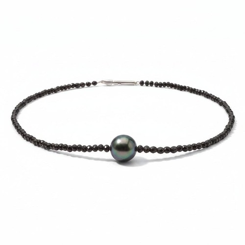 Tahiti perlen spinell kette - -,