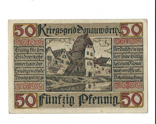 Notgeld donauwörth stadt - -,