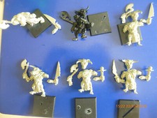 Warhammer Fantasy - Tiermenschen Beastmen - sechs Minotauren (Metall)