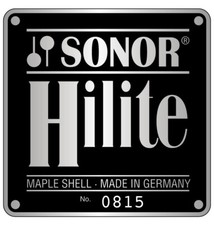 Vintage Drum Badge Sonor #08A Hilite - einschl. Versand