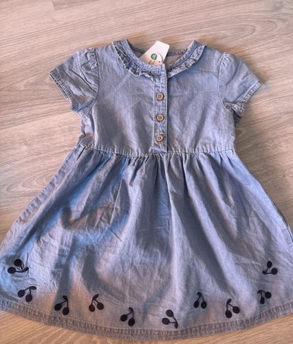 Jeanskleid baby größe neu - jeanskleid,