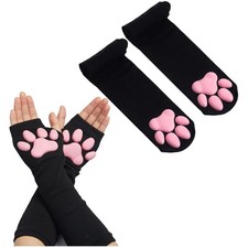 Katzenpfoten Handschuhe Socken