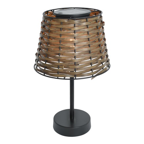 Solar tisch leuchte rattan - solar-tisch-leuchte,