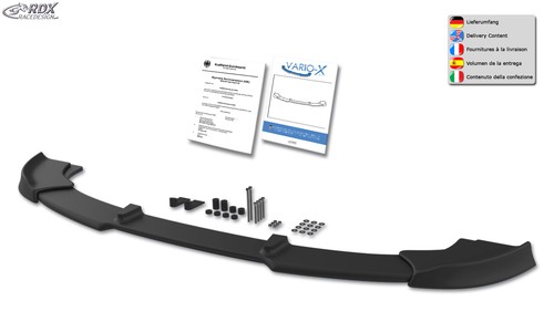 Rdx frontspoilerlippe vario - rdx, vario-x