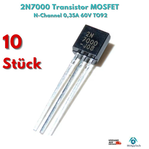 Stück 2n7000 transistor - 10,