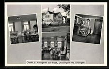 Ansichtskarte Dusslingen, Gasthaus u. Metzgerei zur Rose 