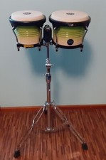 Meinl Bongos - Free ride - Naturfell - 7“ & 8 1/2“ - Ständer