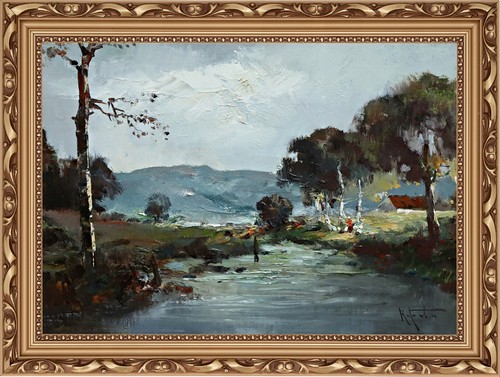 Rolf faber landschaft fluss - rolf,