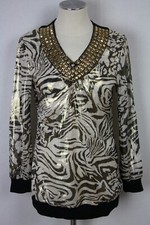 LUXUS Damen Tunika Shirt Bluse