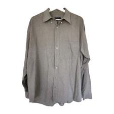 Uli Knecht Herren Hemd Flanell Beige Premium Gr. L 42