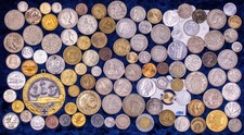 Large lot with coins from around the world, Europe, America, Australia