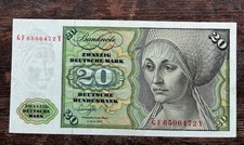 20 DM Schein von 1977 in TOP