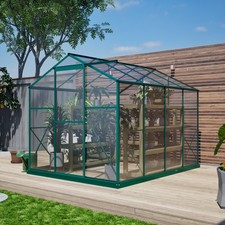 Gewächshaus mit Fundament