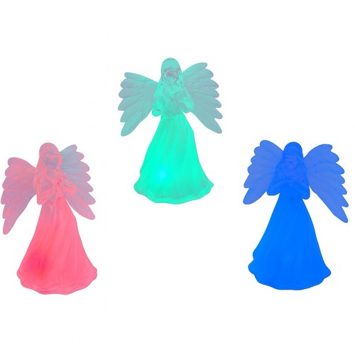 Led engel mit flöte - 3x,