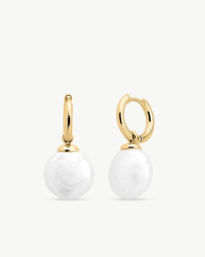 Pendientes majorica plata - pendientes,