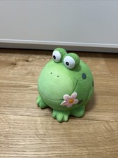 Spardose Frosch Frog Mit Blume Deko Sparen Geld Bank Geschenk Geburt