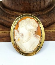 Große Brosche 2,5 M Gold