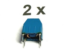42V202500, Doppelspule, gemessen 2x1,8mH, (2x2,7mH) 2,5A,250VAC,RM10/15, 2 Stück