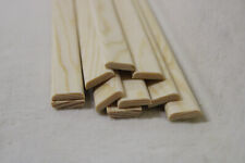 10Stk 100cm Tapetenleiste Kiefer 4x18mm Holzleisten Zierleiste Abdeckleiste