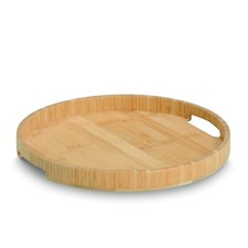 Serviertablett Bambus rund –