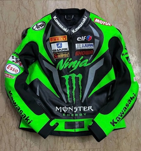Kawasaki motorcycle leather - kawasaki,