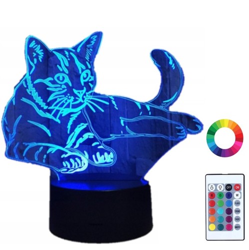 Led nachtlampe katze mit - nachtlampe,