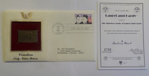 Laurel hardy ersttagsbrief - laurel, &