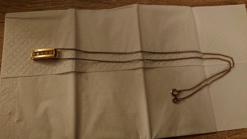 Goldkette 333er und anhänger - goldkette,