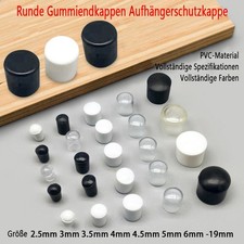 Gummi End Kappen Rund Rohr