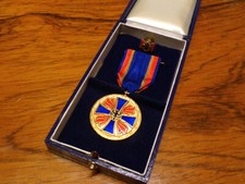 Deutsche Feuerwehr Ehrenmedaille - frühes Traumstück Kompl. Set Orden Bundeswehr
